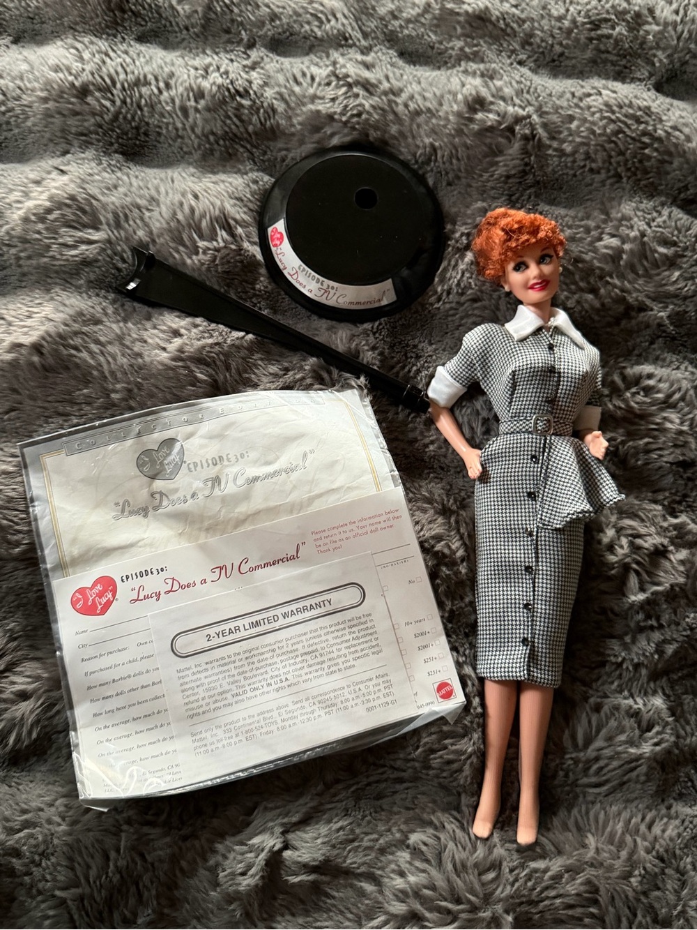 Vintage Mattel I Love Lucy Doll & Accessories